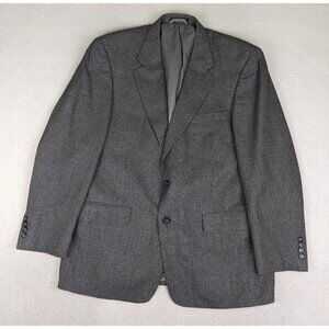 Statements Men's Blazer Size 44R Gray Plaid Jacket Sport Coat